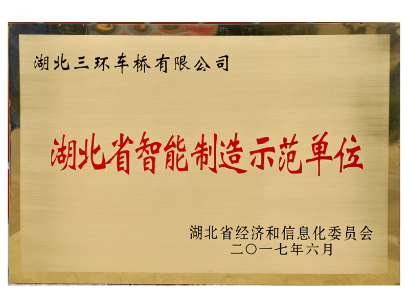 湖北省智能制造示范企業(yè)